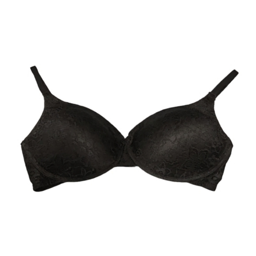 Black Lace Push Up Bra 38DD